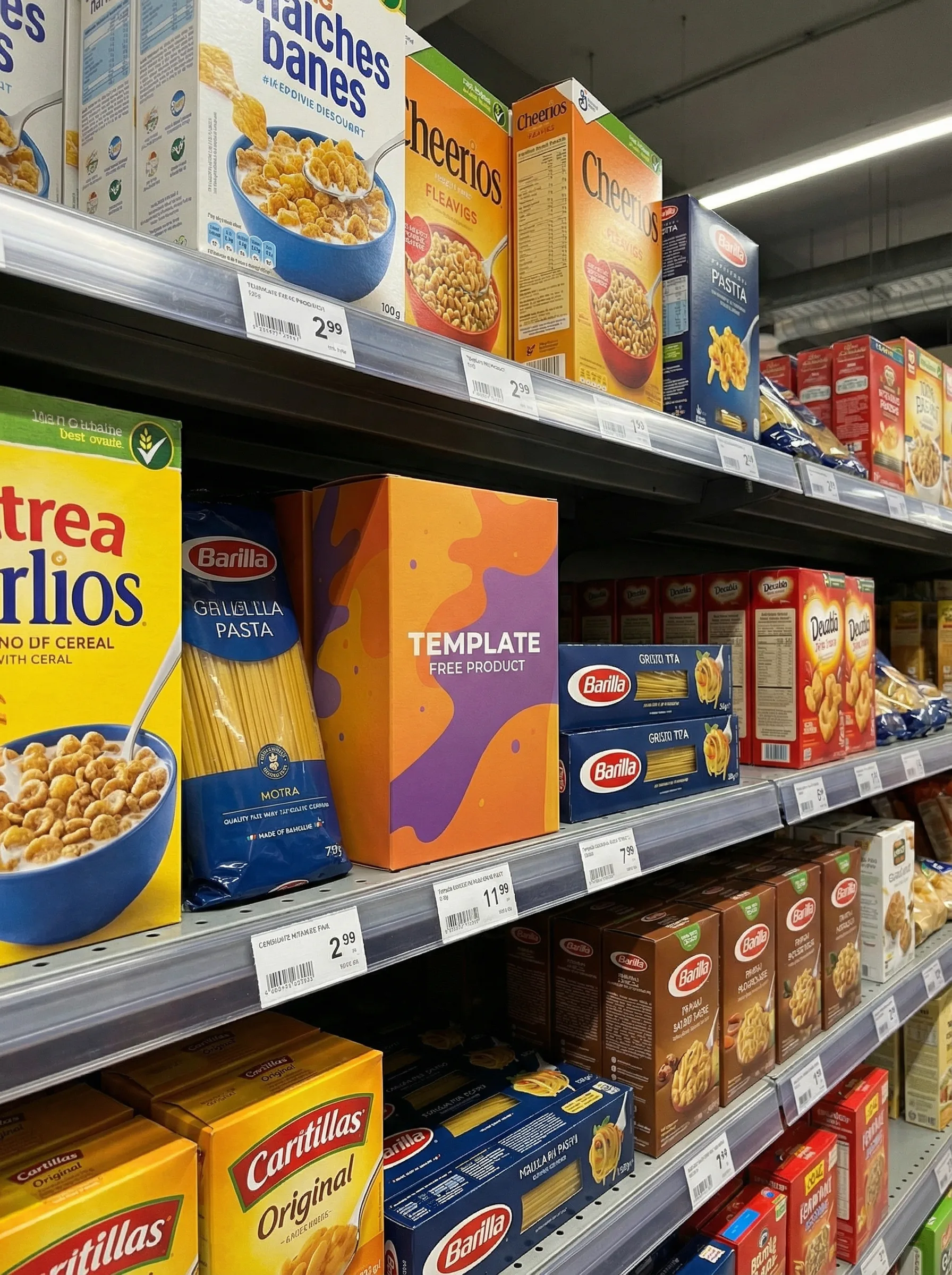 On shelf