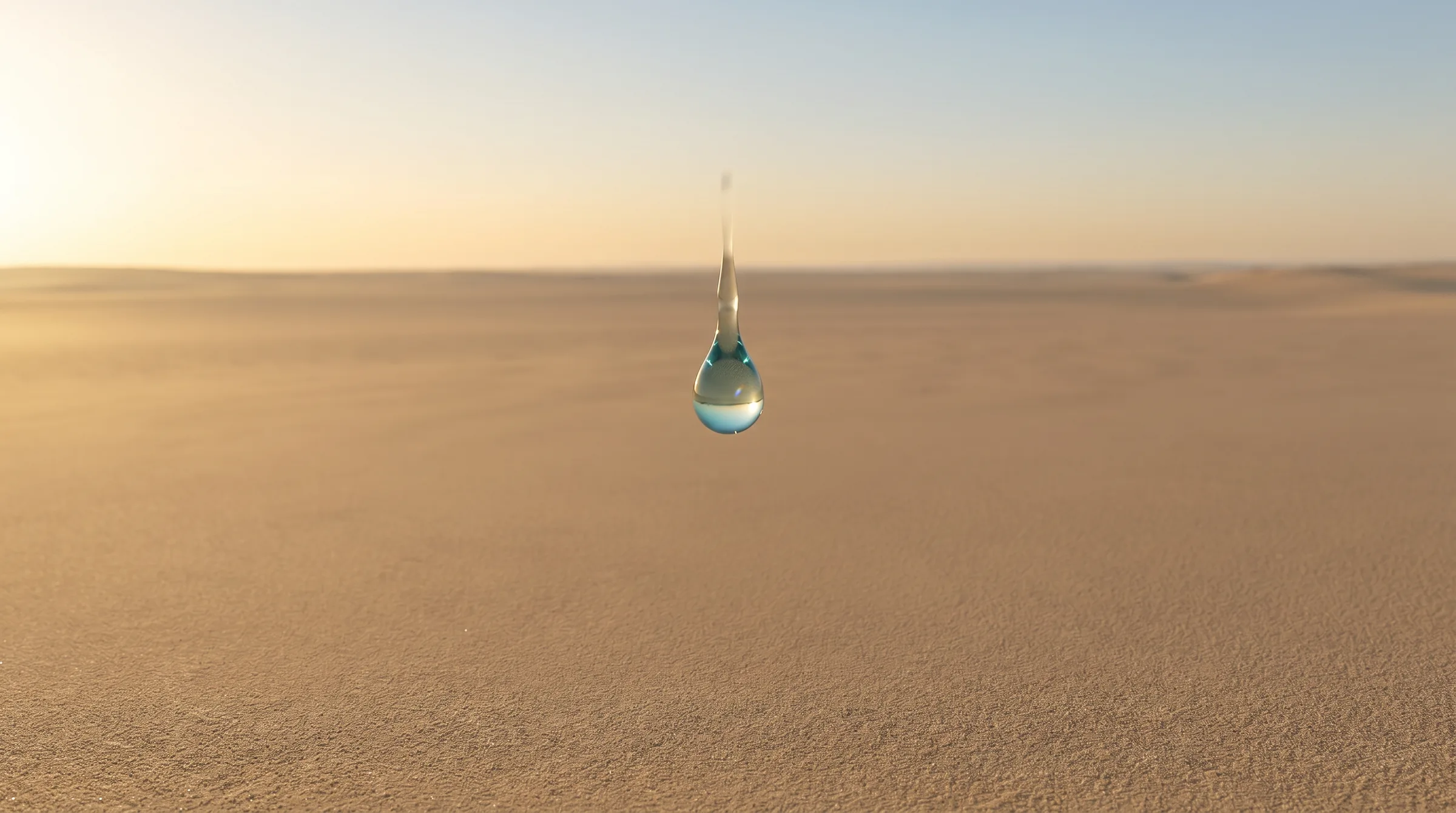 A single raindrop